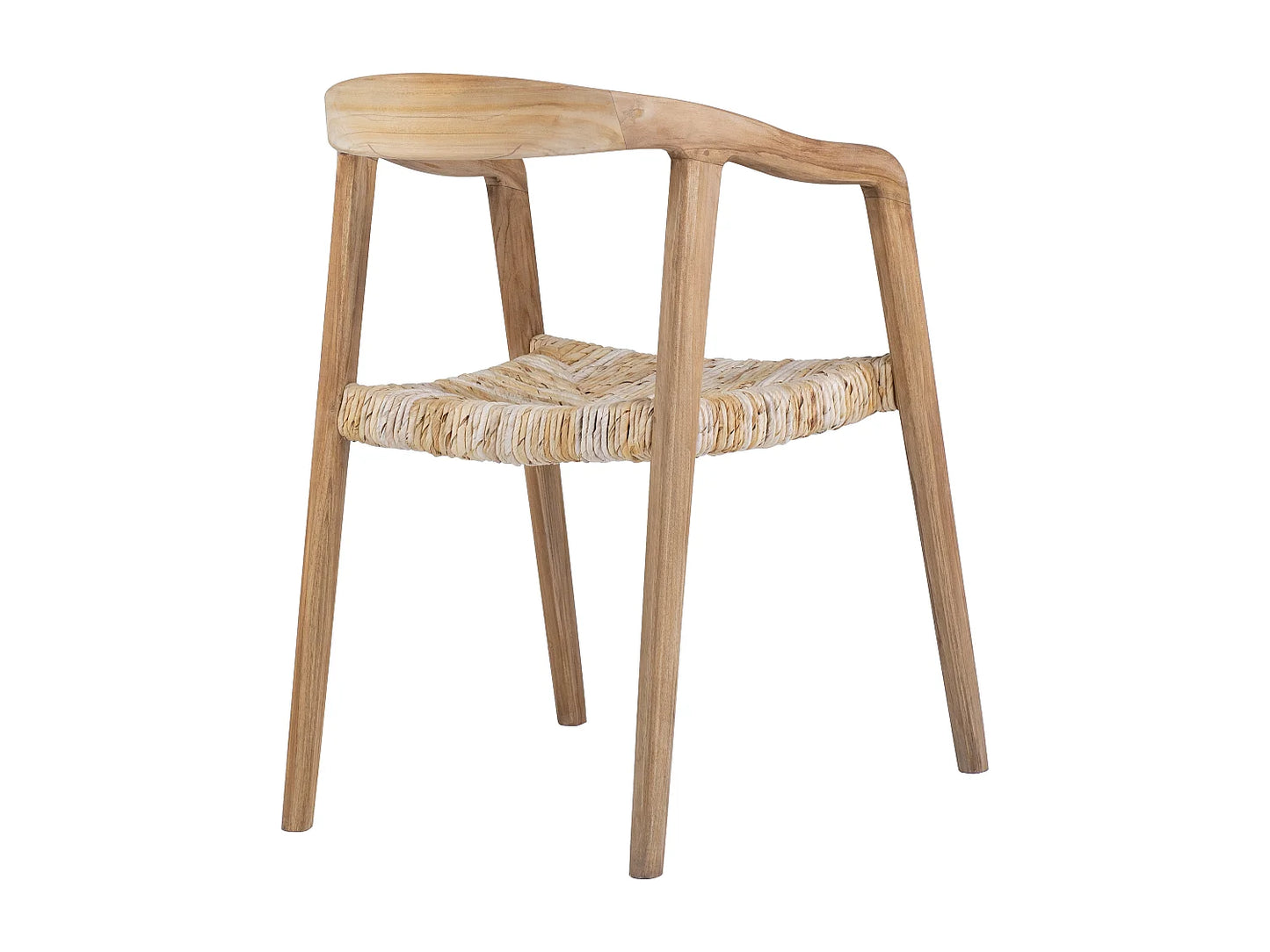 Duo Fauteuils Japandi Teck Naturel Clair - Junaria