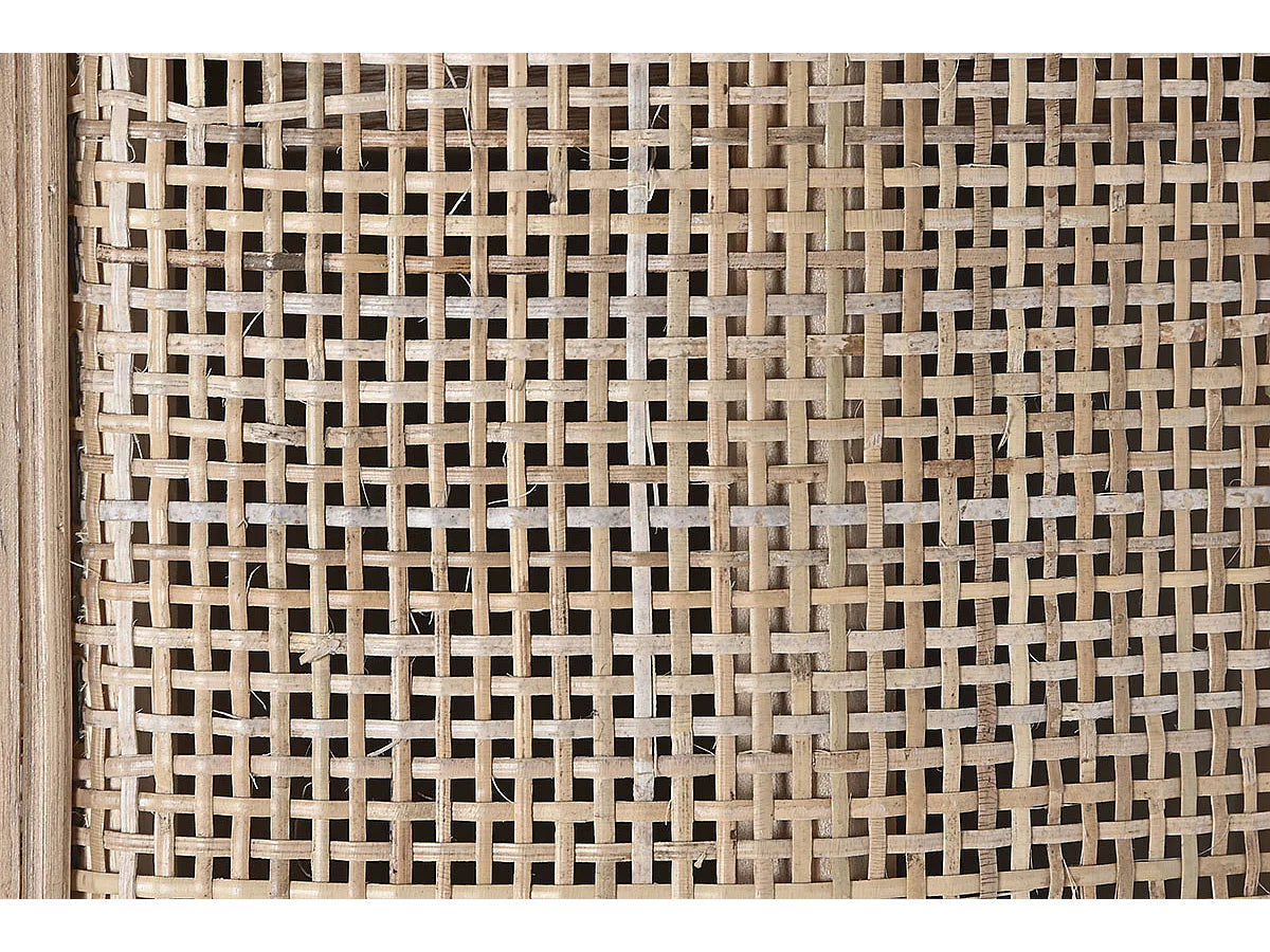 Grande Étagère Japandi Rotin Naturel - Rotin