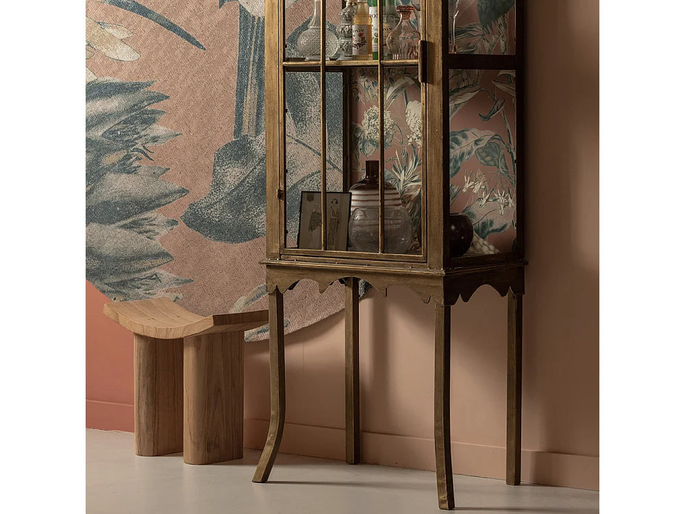 Tabouret Design Japandi Bois Clair - Japan