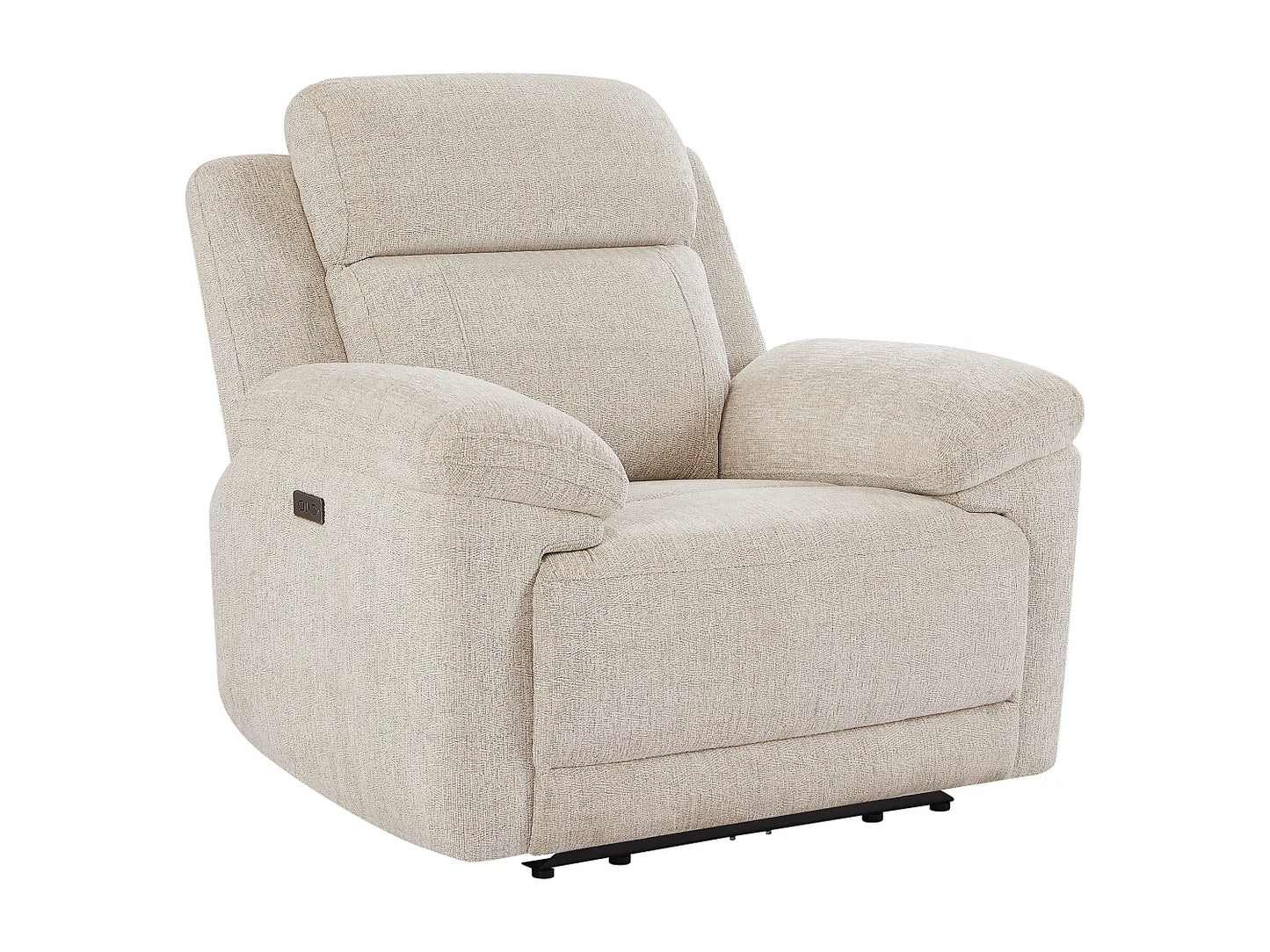 Fauteuil Japandi Relax Électrique Chiné Beige - Keluno