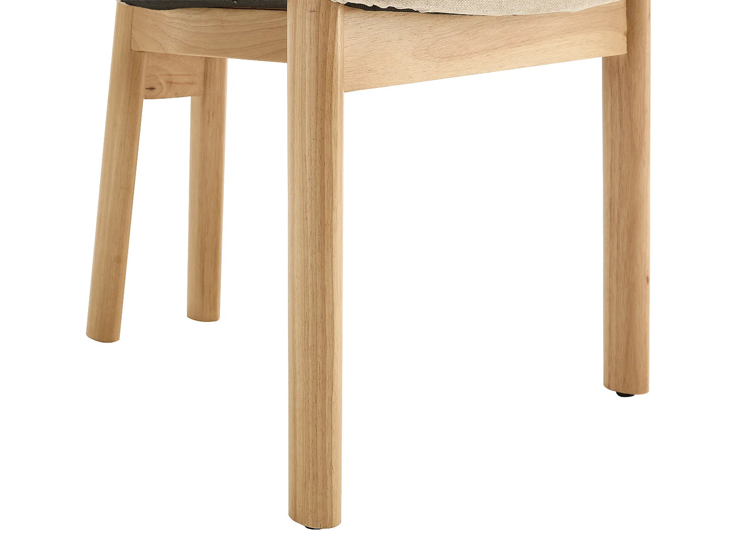 Lot De 6 Chaises Japandi Tissu Beige - Faldra