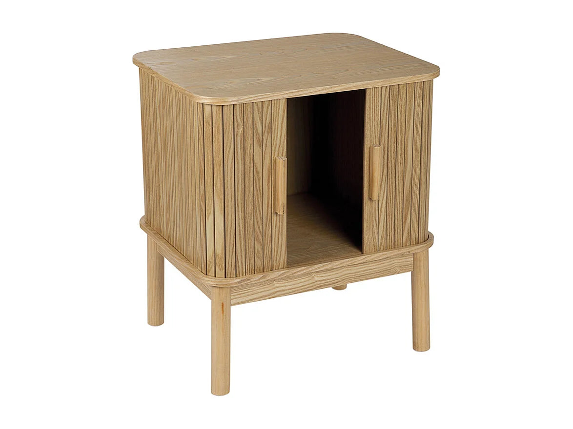 Table Nuit Japandi Bois Naturel - Envio