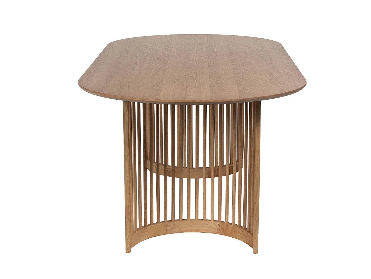 Table Chêne Japandi Pieds En Hévéa - Neliram