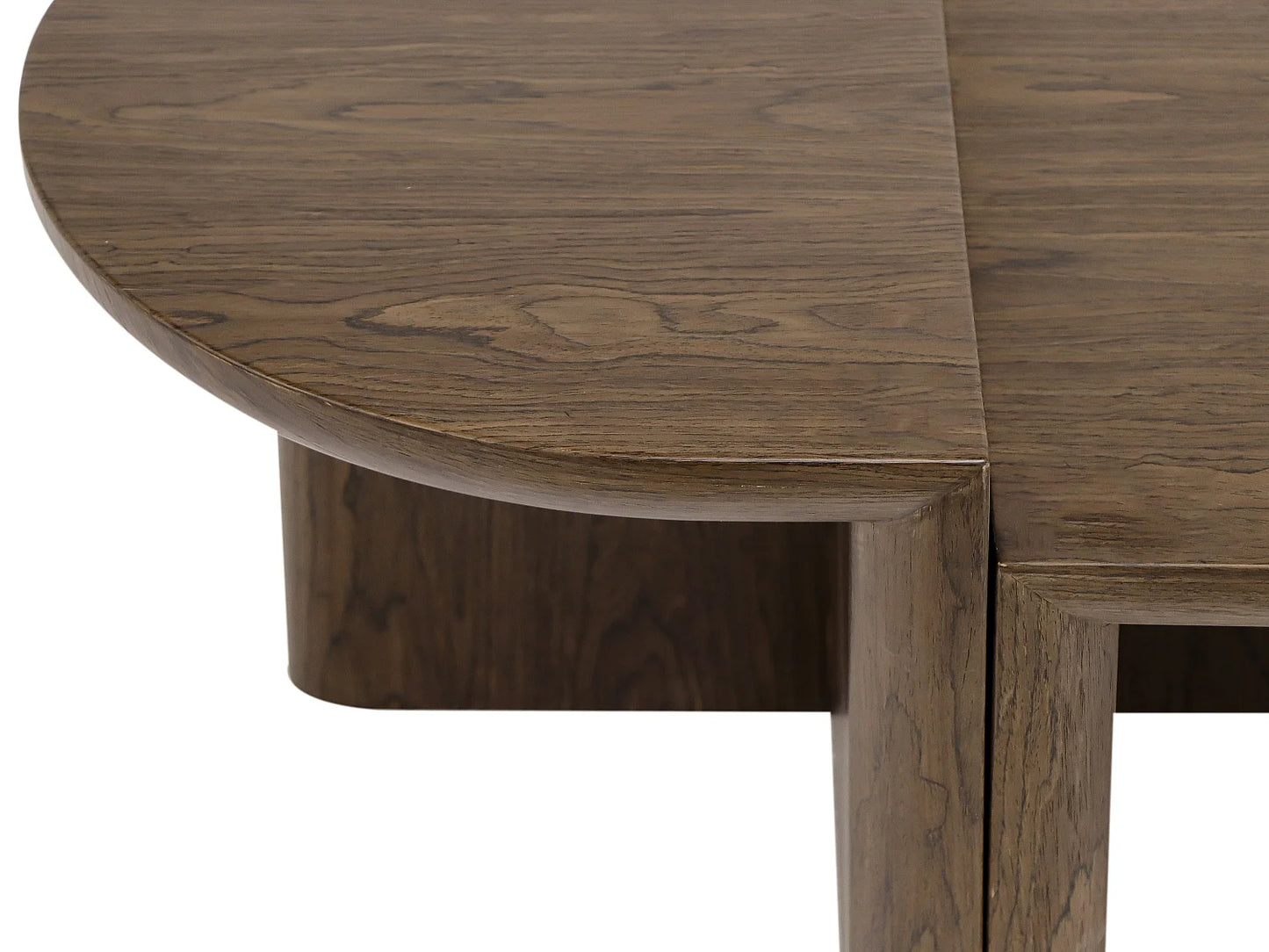 Table Basse Japandi Asymetrique en Noyer - Varaja