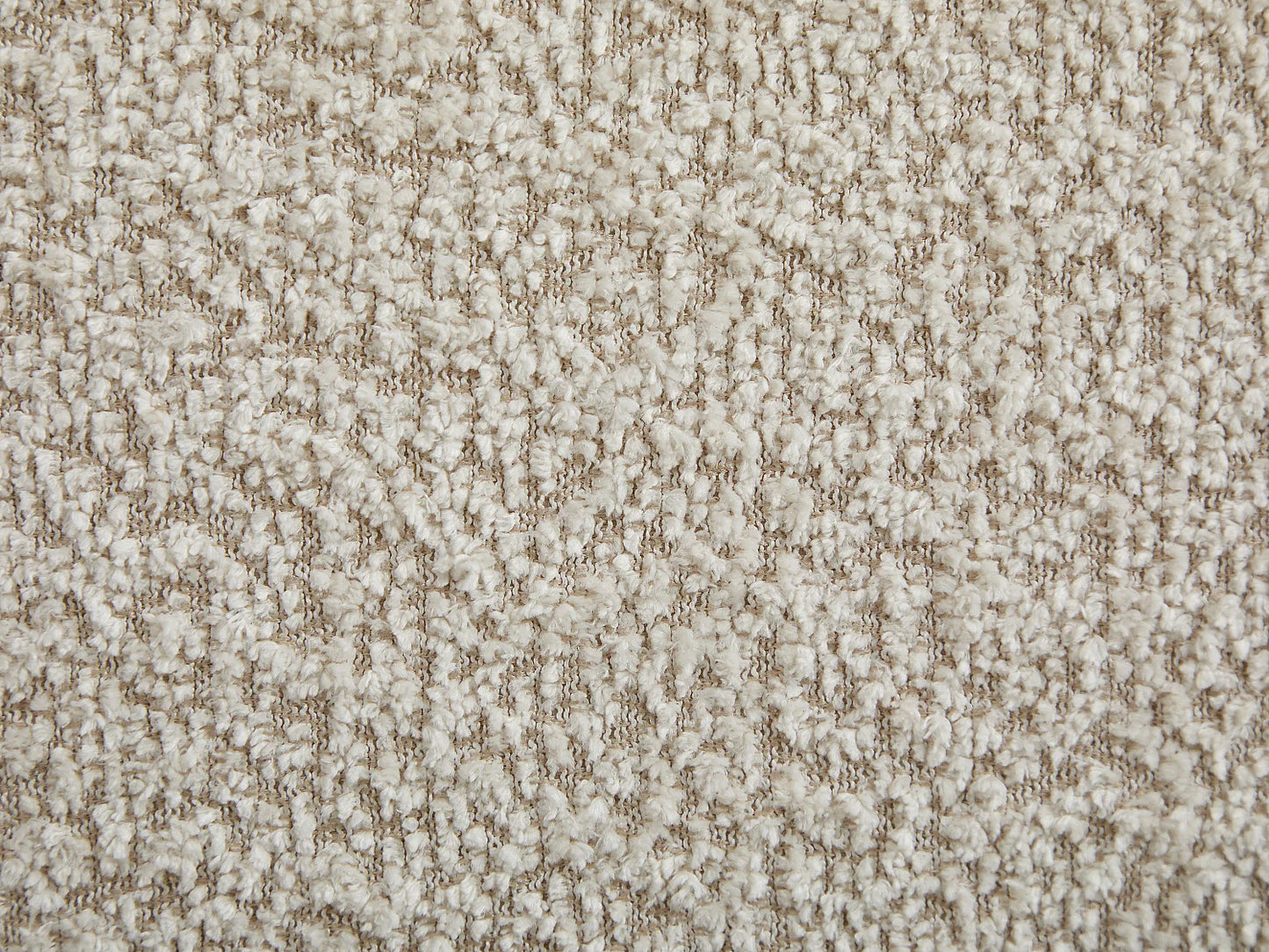Lit Coffre Japandi Tissu Bouclette Beige - Diludo