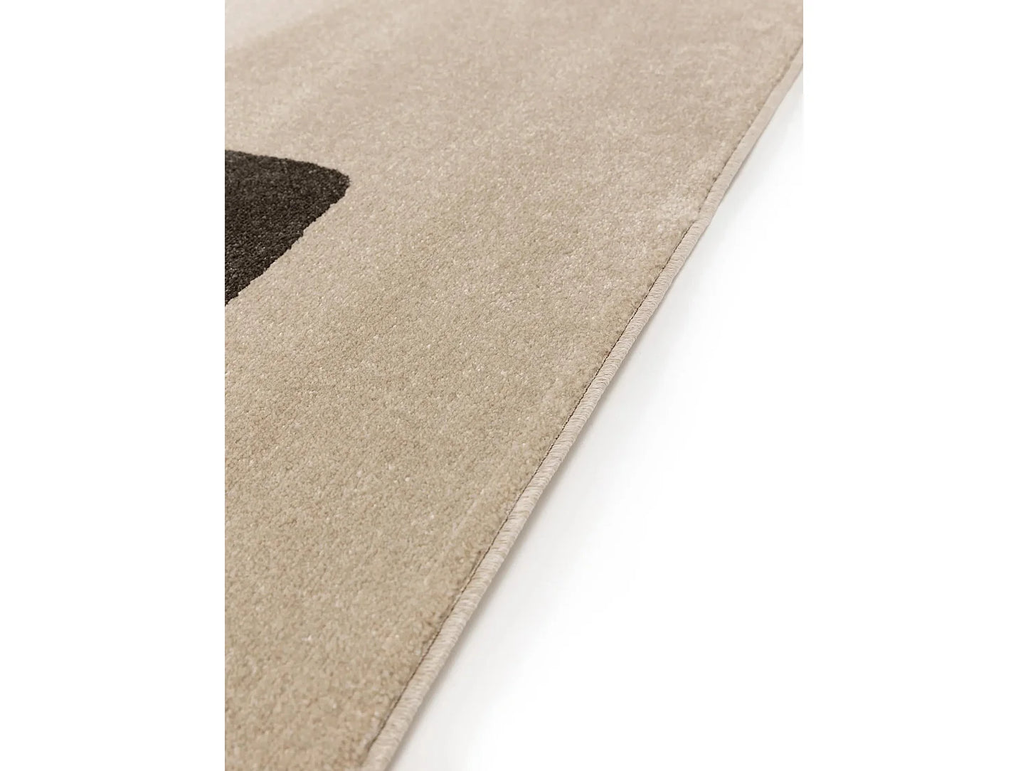 Tapis Japandi Crème Et Anthracite - Ida