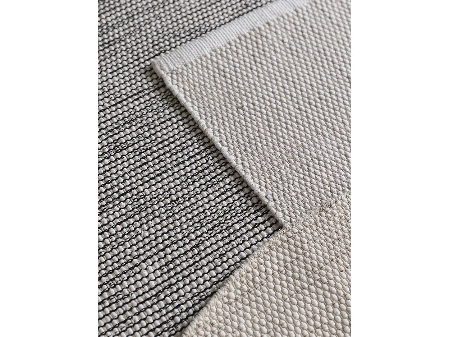 Tapis Japandi XXL Coton Blanc - Ron