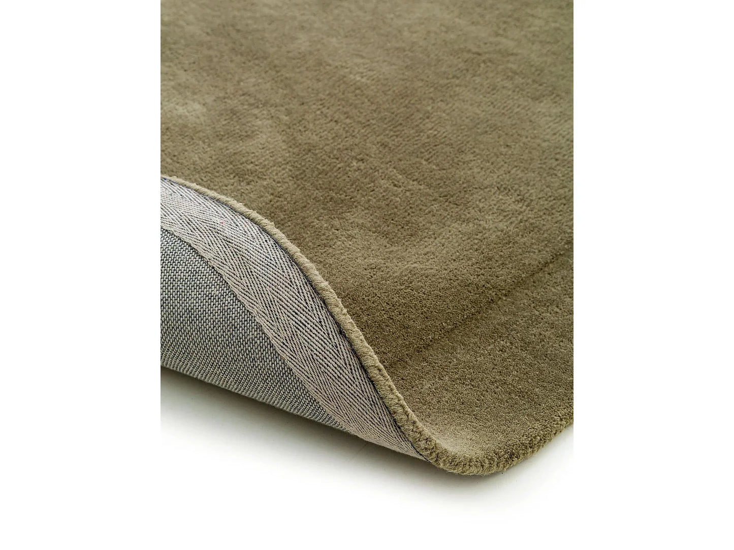 Tapis Japandi Couloir Laine Vert Clair - Shape