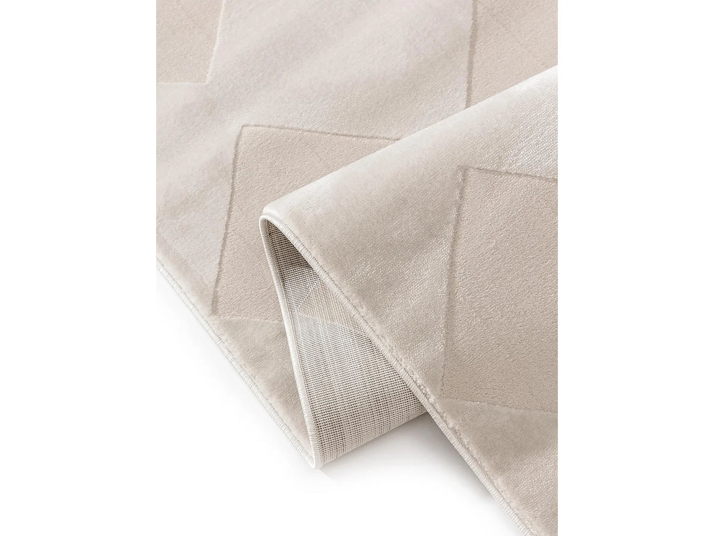Tapis Japandi Crème Grande Taille - Claire