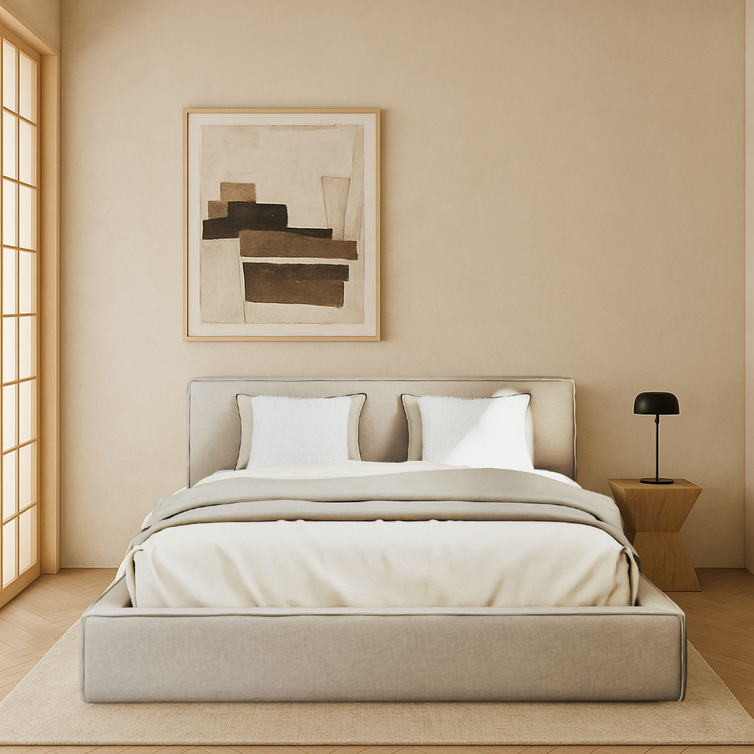 Lit Japandi beige 160x200 – Aspleen