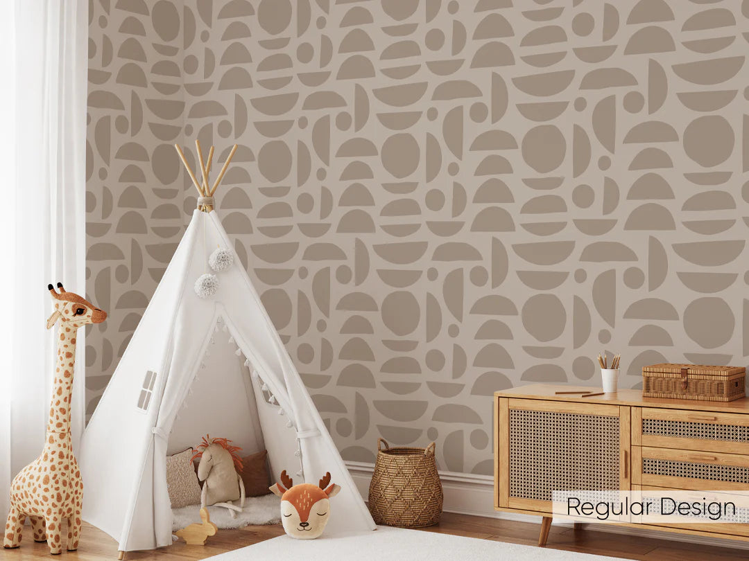 Papier Peint Motif Pierres Japandi – LES PIERRES