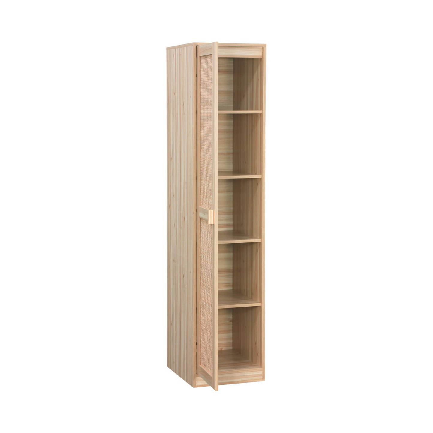 Armoire Dressing Japandi effet bois et cannage – Camargue