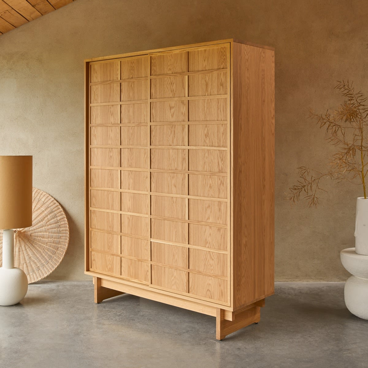 Armoire en chêne Japandi – Miu