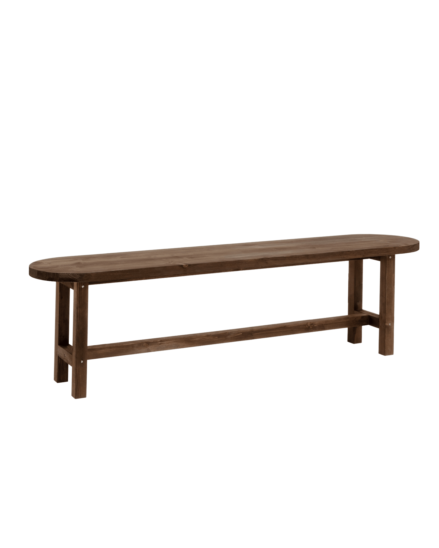 Banc Japandi en bois de sapin vieilli 120x45cm – Olivia