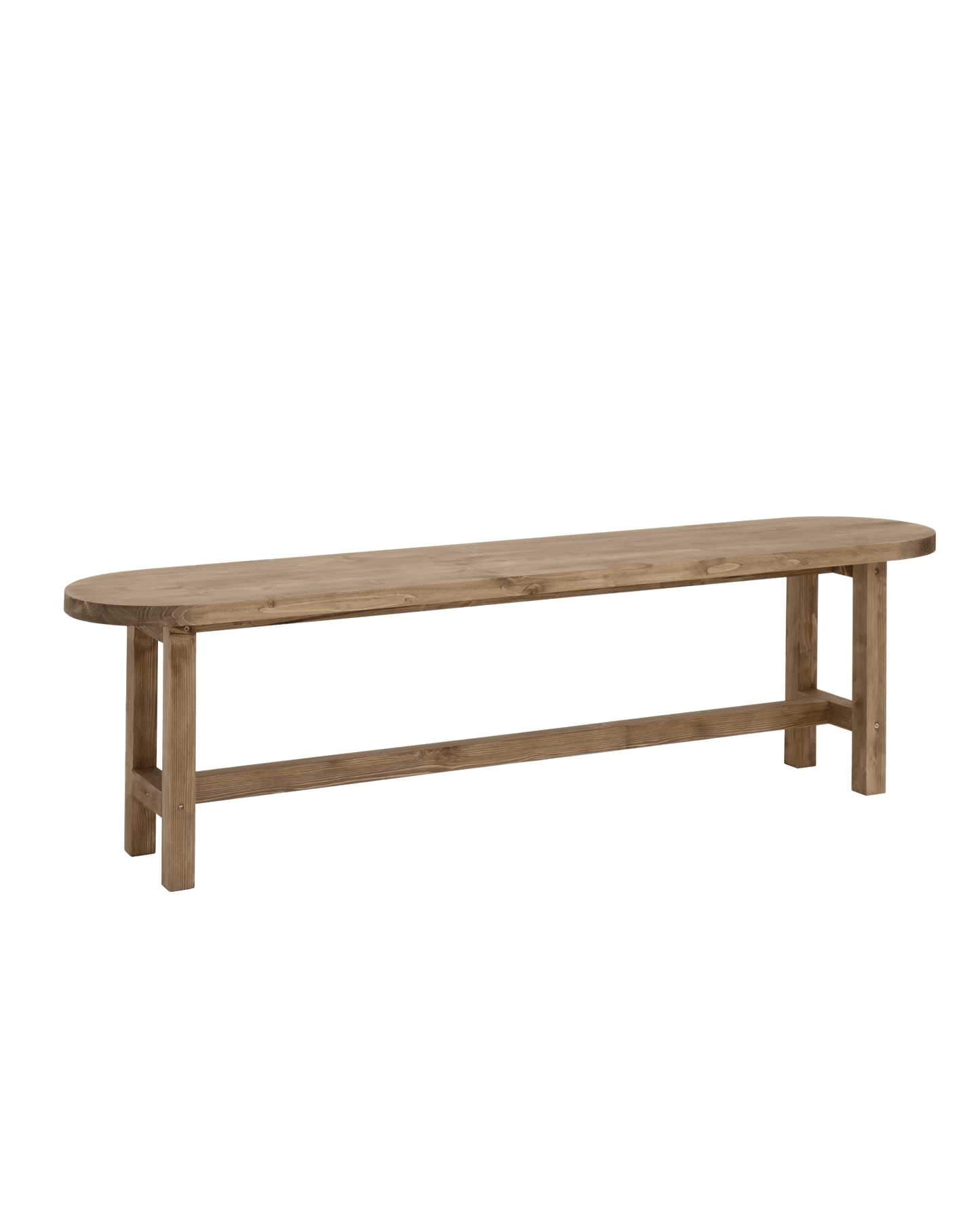 Banc Japandi en bois de sapin vieilli 120x45cm – Olivia