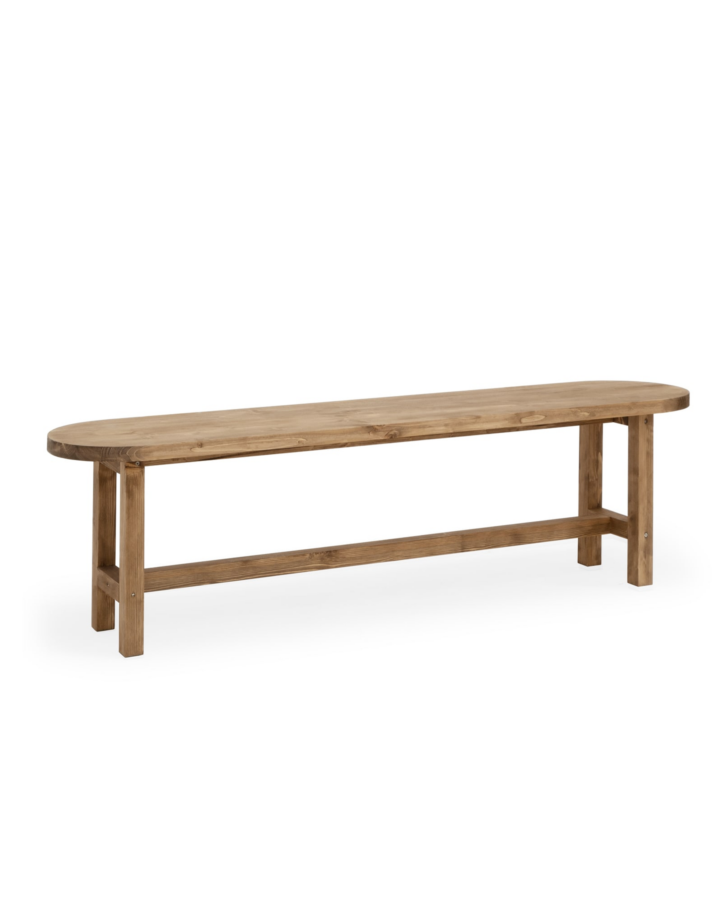 Banc Japandi en bois de sapin vieilli 120x45cm – Olivia