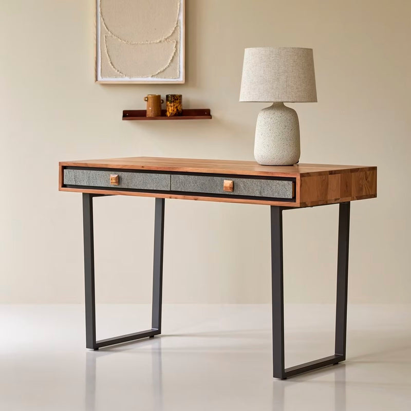 Bureau Japandi en acacia massif – Temis