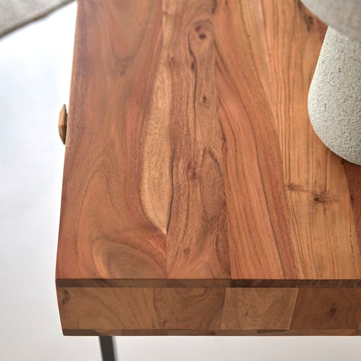 Bureau Japandi en acacia massif – Temis
