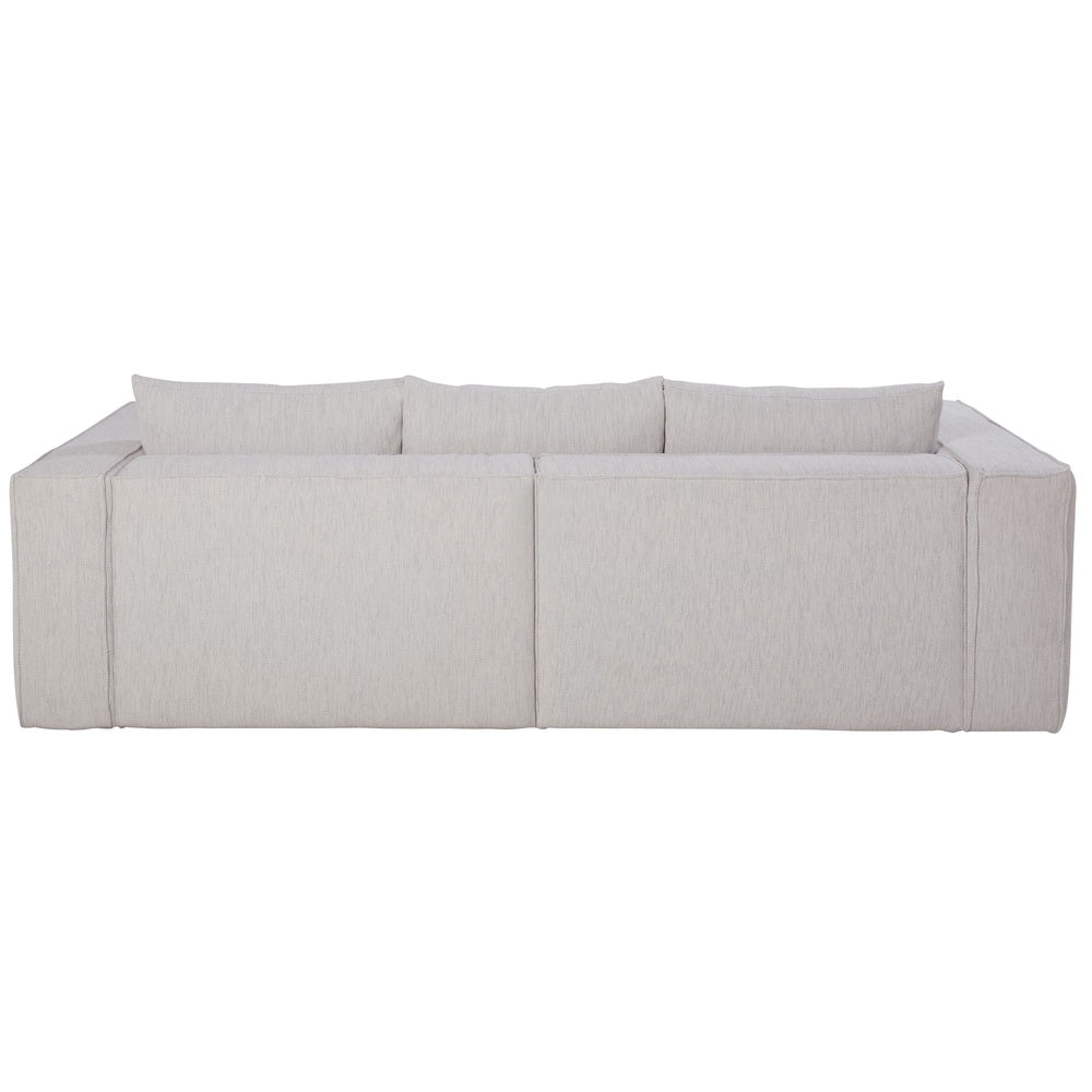 Canapé Japandi éco-conçu gris clair 3 places – FALKOR