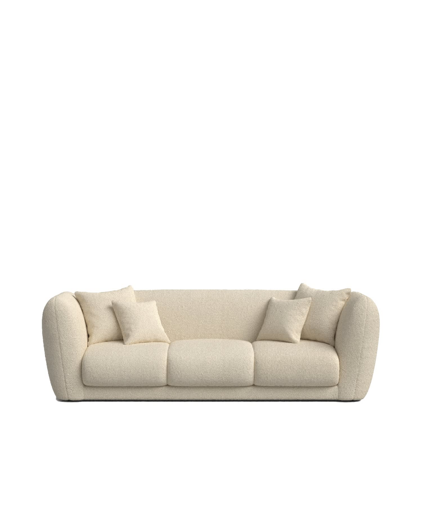 Canapé Japandi 3 places beige – Jill