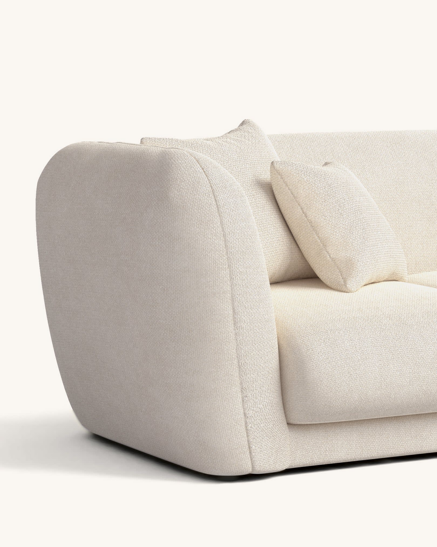 Canapé Japandi 3 places beige – Jill