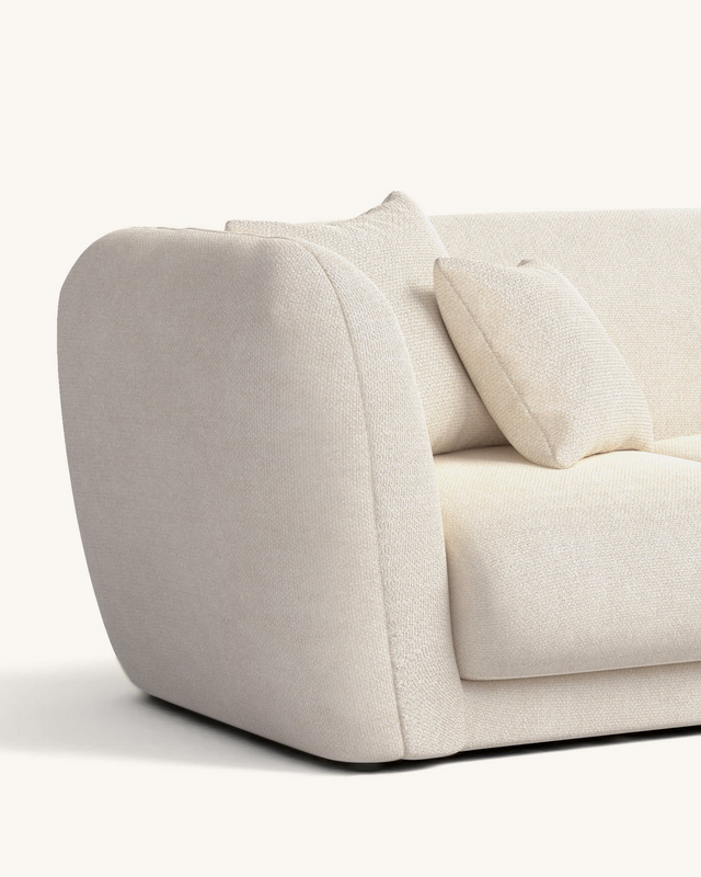 Canapé Japandi 3 places beige – Jill