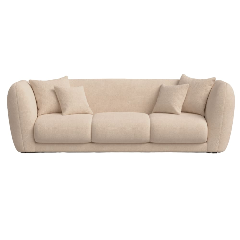 Canapé Japandi 3 places beige – Jill