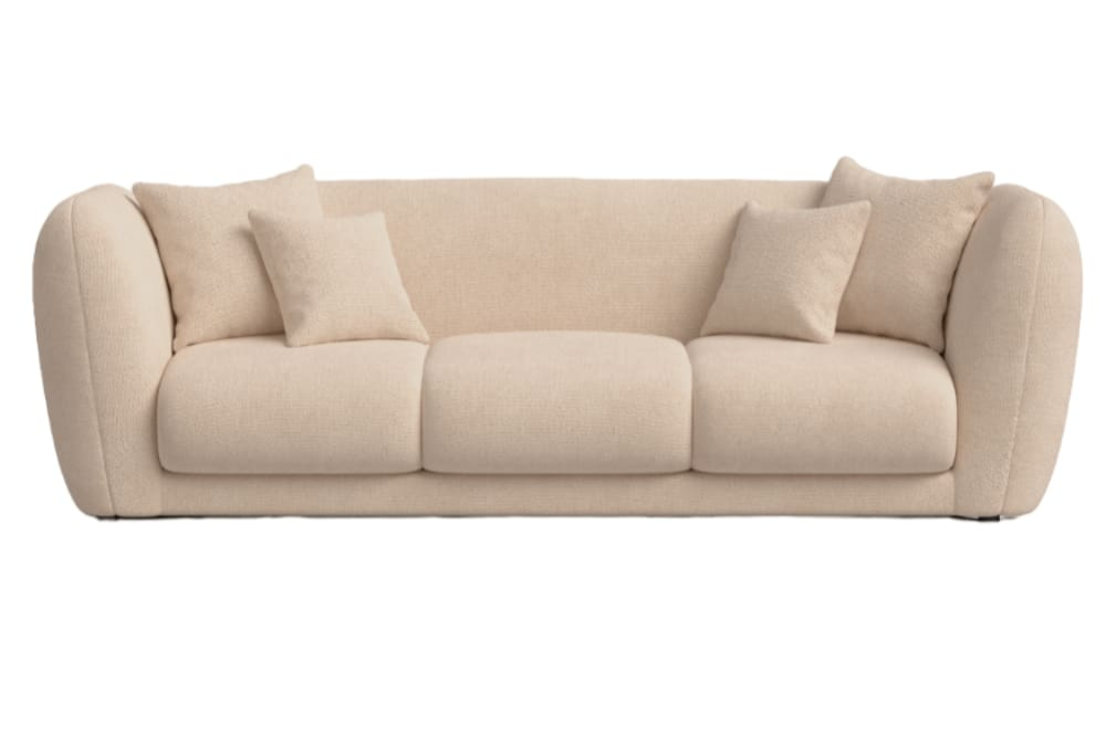 Canapé Japandi 3 places beige – Jill