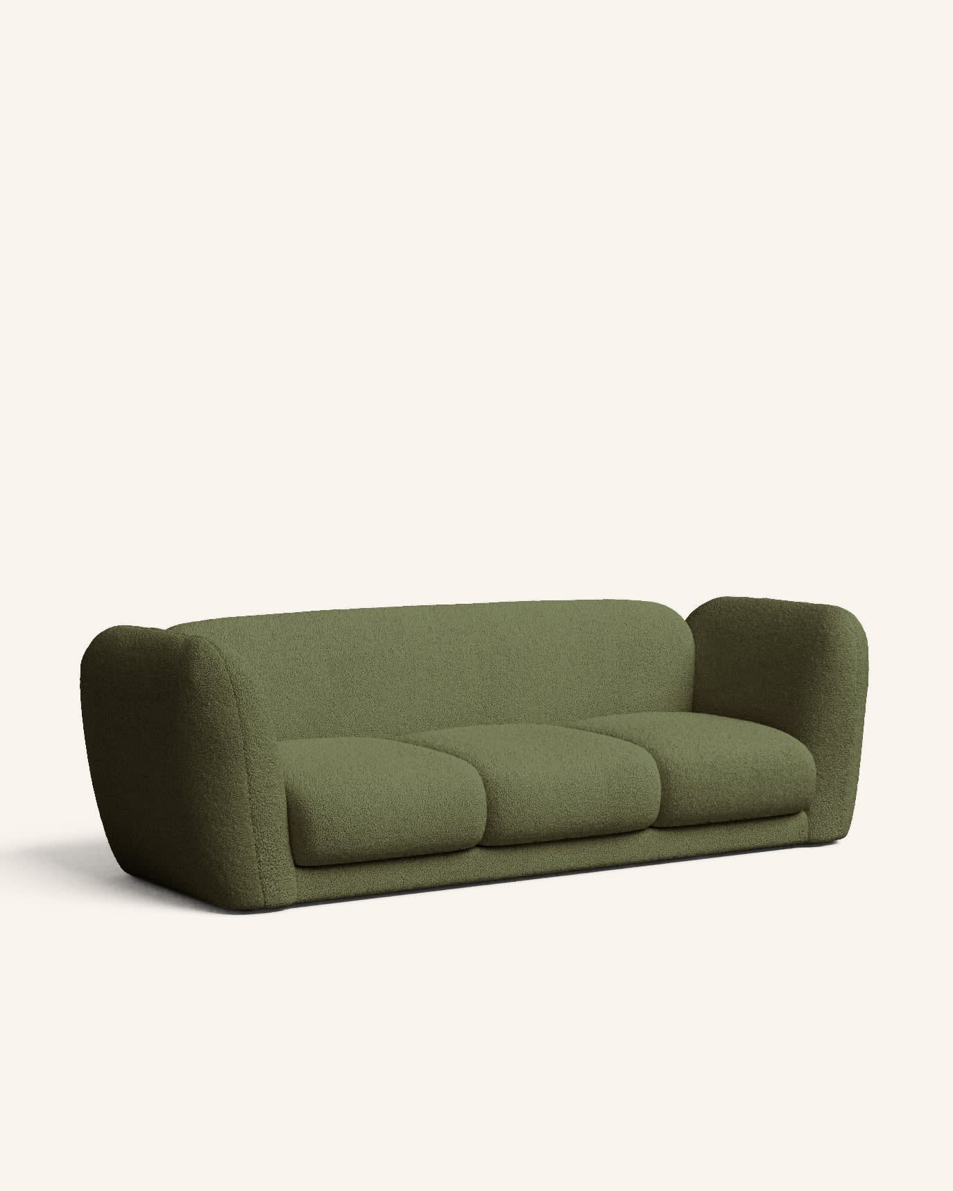 Canapé Japandi 3 places beige – Jill