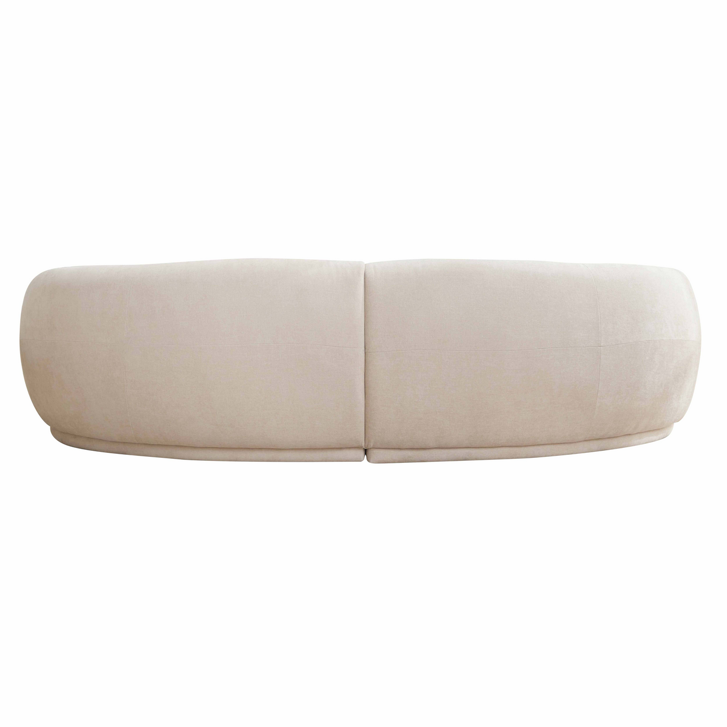 Canapé Japandi en tissu beige 3 places – Harper