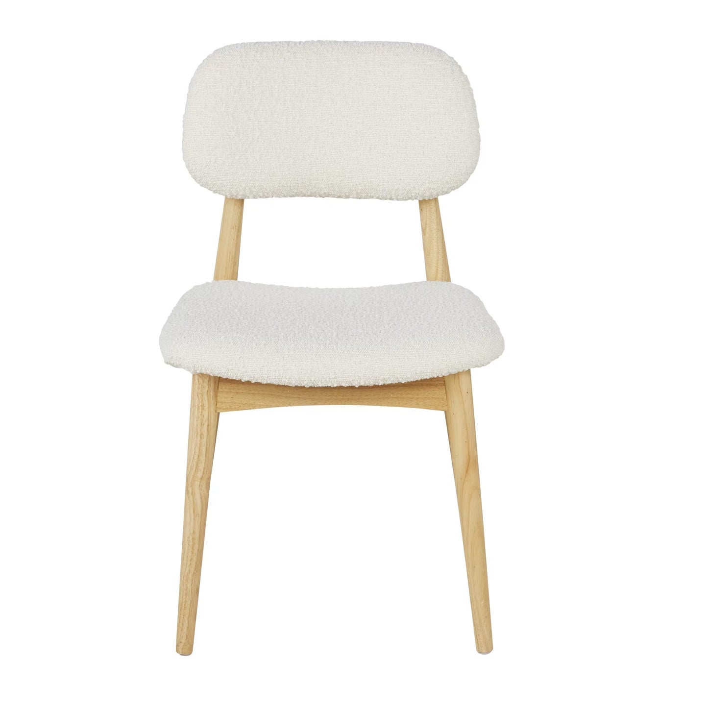 Chaise Japandi bouclettes écrues – SIXTY