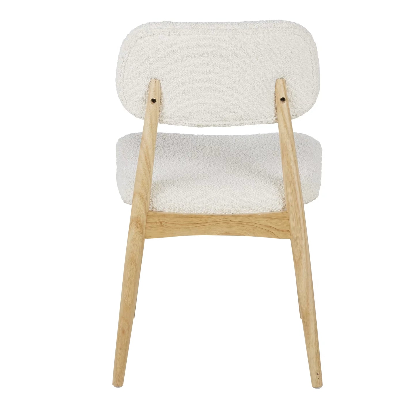 Chaise Japandi bouclettes écrues – SIXTY