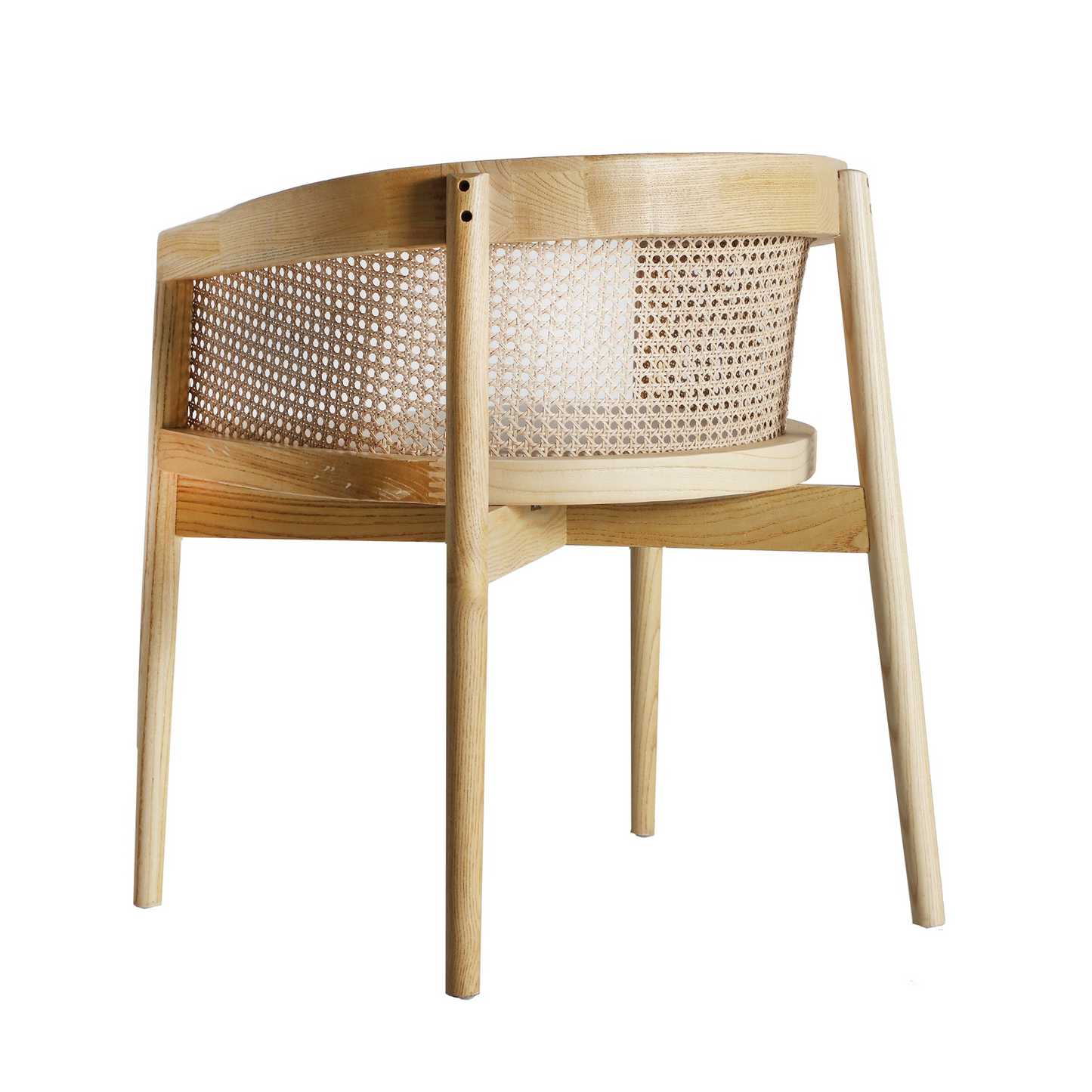 Chaise en bois d'orme marron Japandi 62x55x70 cm – Nom du Produit