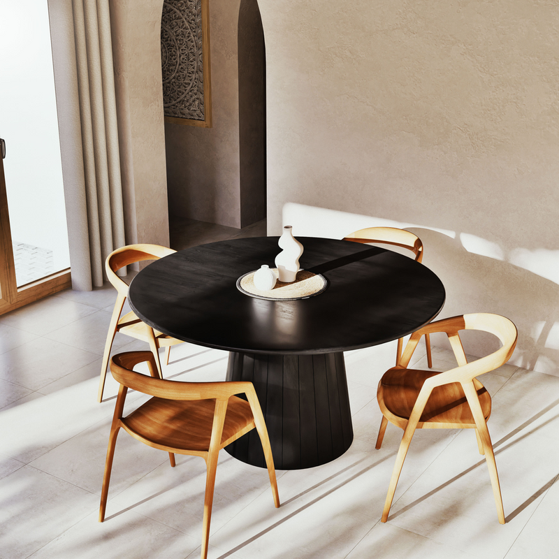 Chaise en bois de frêne et hêtre Japandi – Mangrove