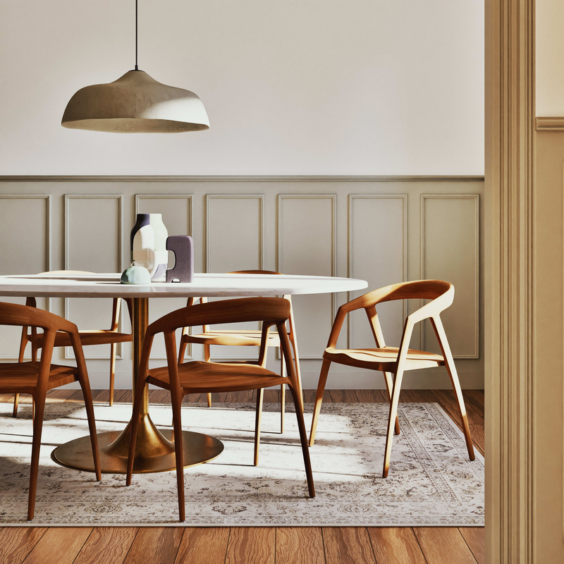 Chaise en bois de frêne et hêtre Japandi – Mangrove