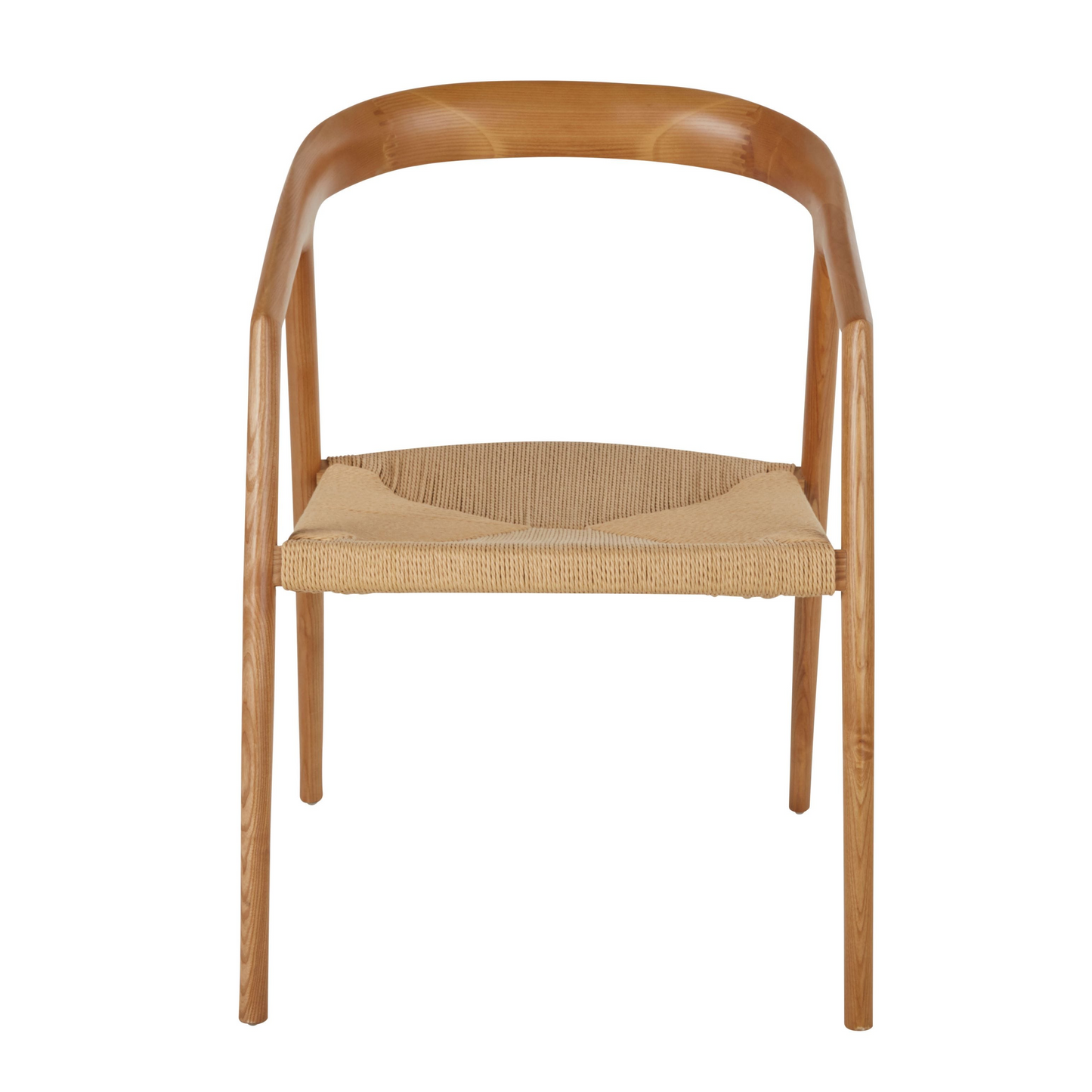 Chaise Japandi en bois de frêne et papier tressé – Mangrove
