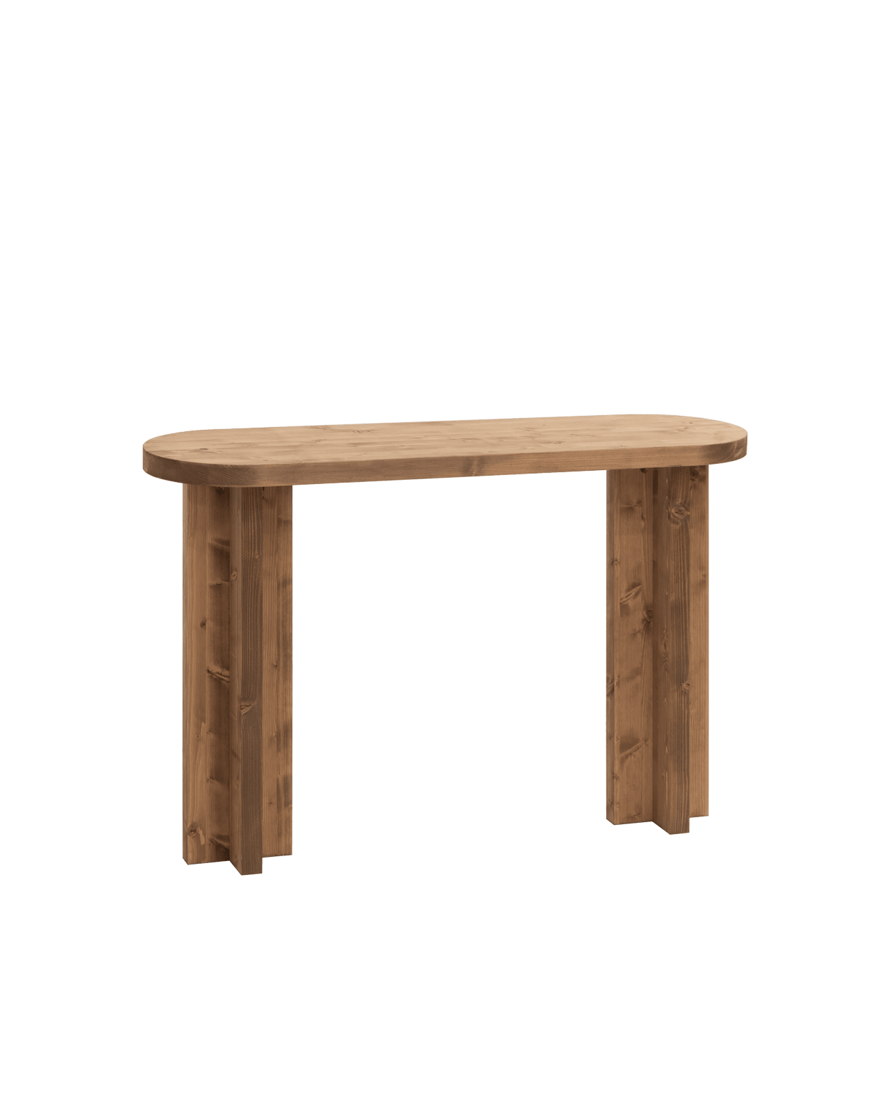 Console en Bois de Sapin Vieilli Japandi 120x80cm – Tokyo