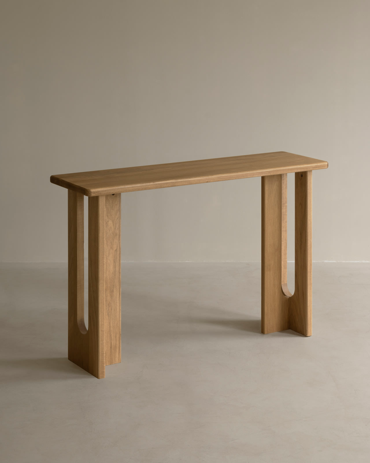 Console en Bois Japandi de Peuplier 120x33cm – Lua