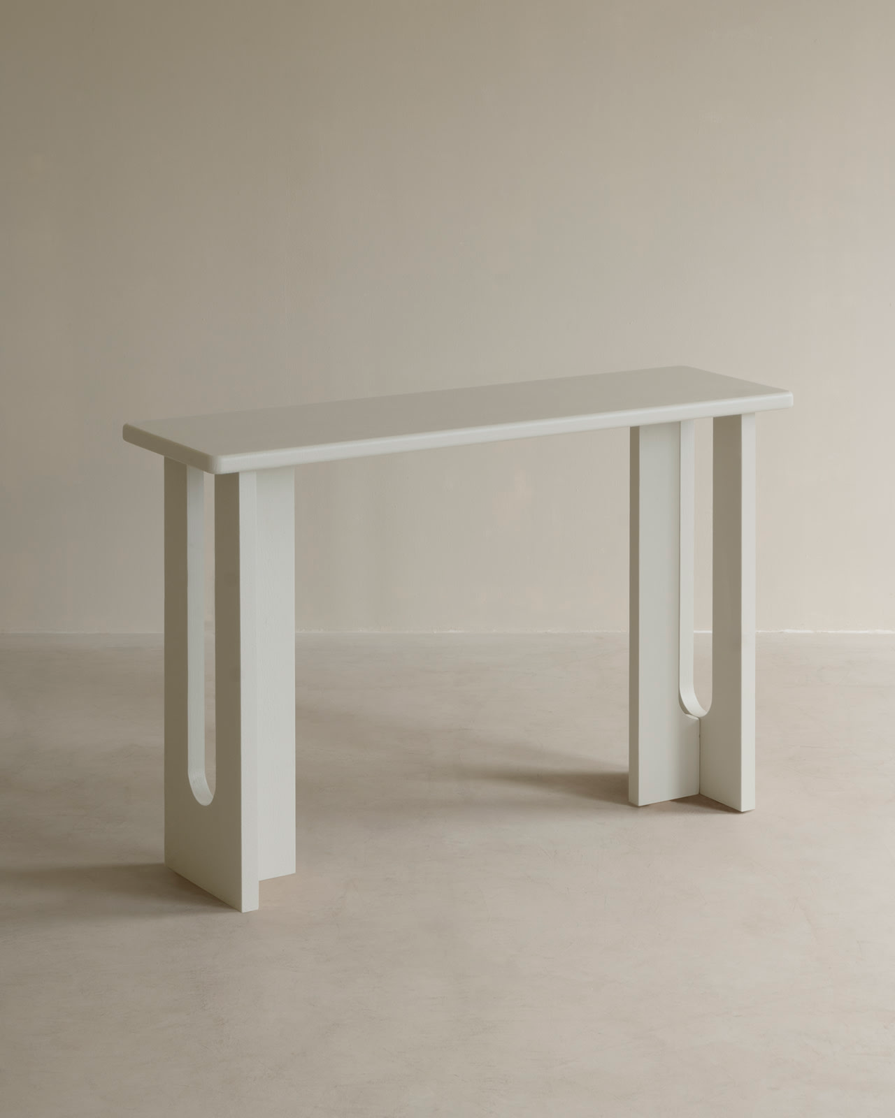 Console en Bois Japandi de Peuplier 120x33cm – Lua