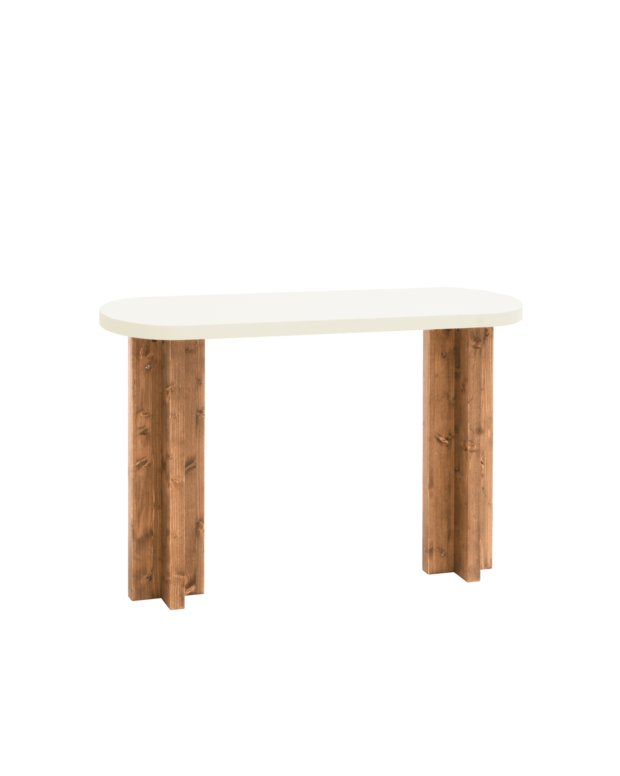 Console en Bois de Sapin Vieilli Japandi 120x80cm – Tokyo