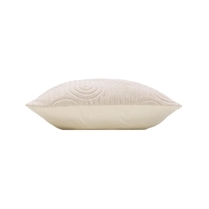 Coussin Déhoussable Japandi en Velours Dévoré Naturel 45x45cm – NomduProduit
