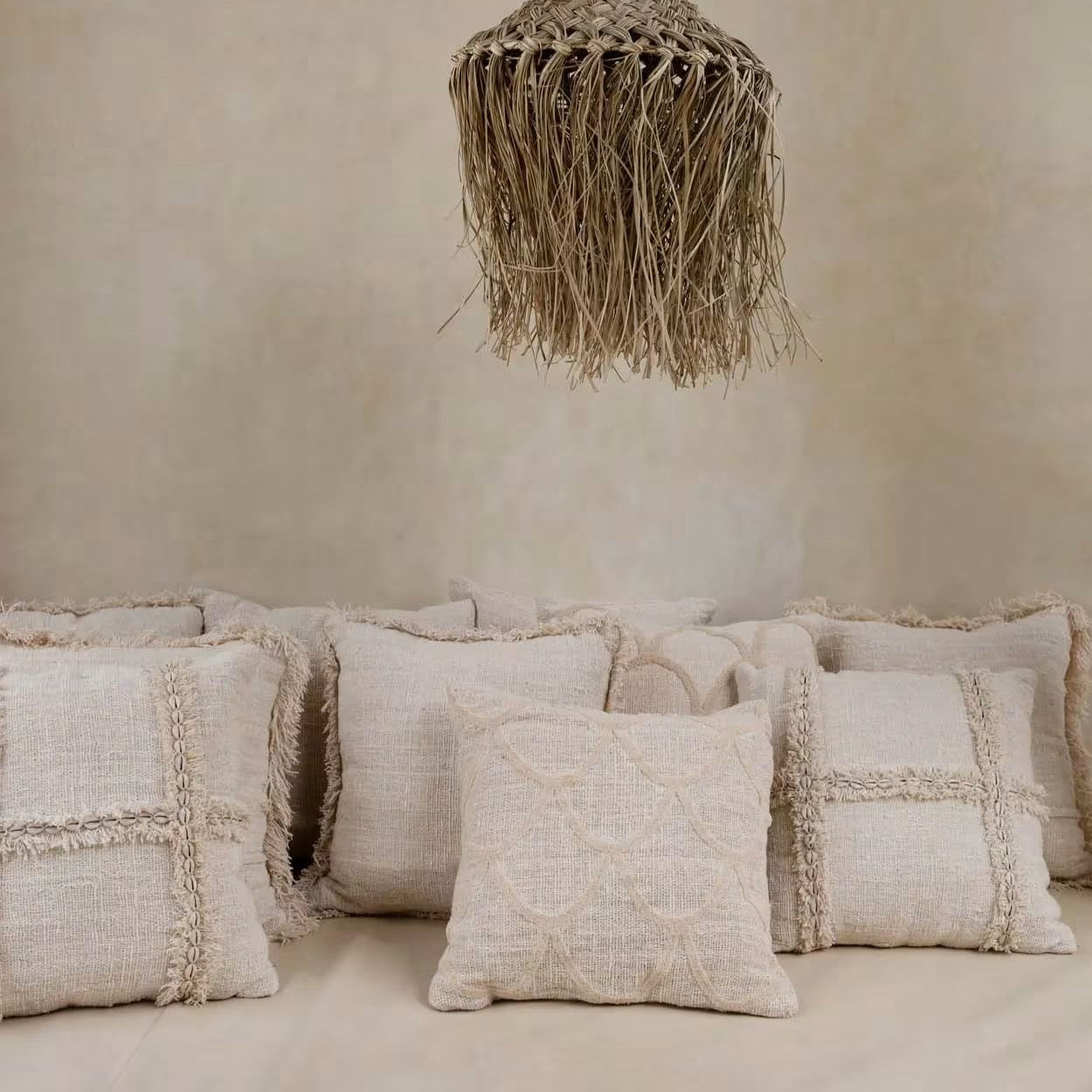 Coussin Japandi coton naturel – NOMAD
