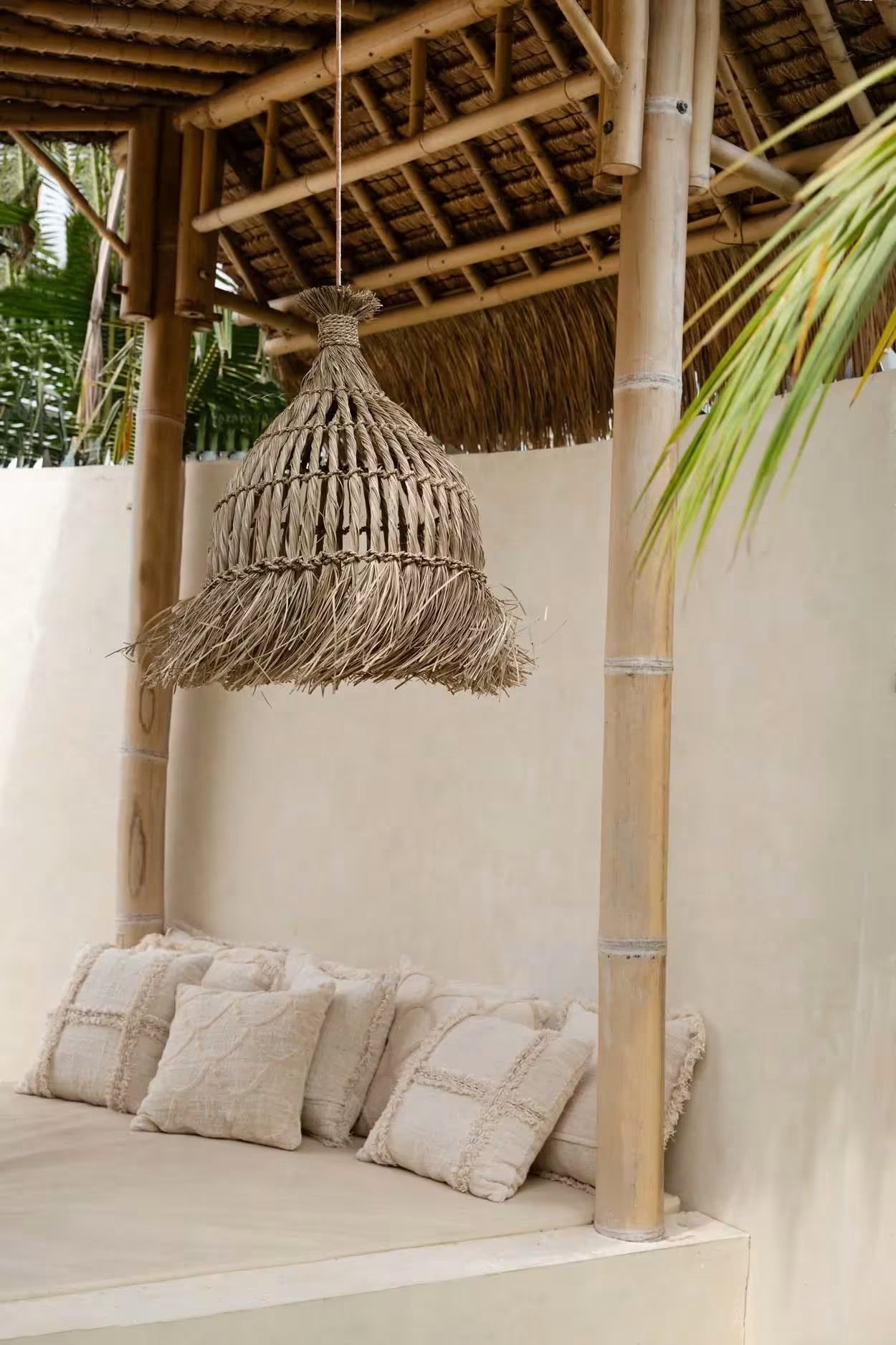 Coussin Japandi coton naturel – SAHARA