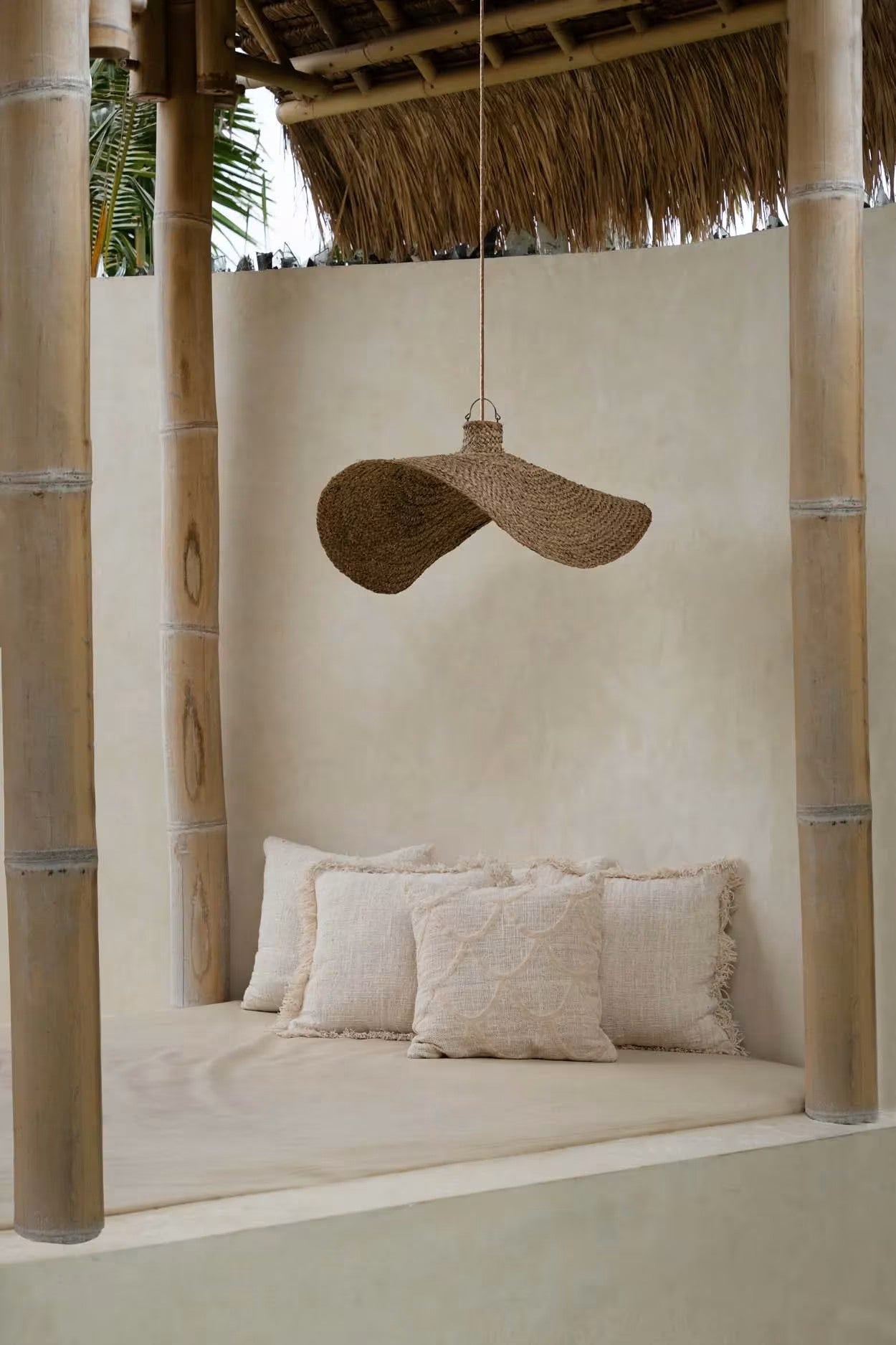 Coussin Japandi coton naturel – SAHARA