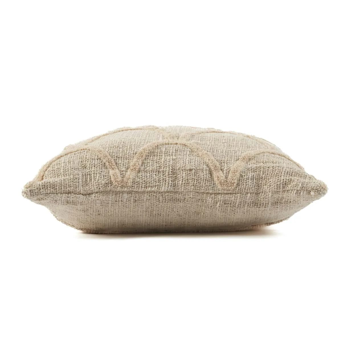 Coussin en coton naturel Japandi 50x50 – Sahara