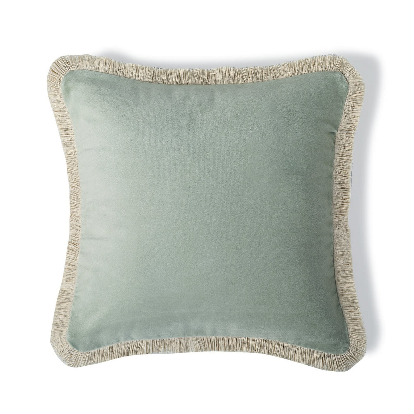 Coussin Velours de Coton Craie 50x50 Japandi – Riva