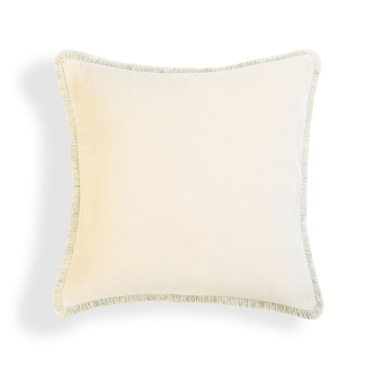 Coussin Velours de Coton Craie 50x50 Japandi – Riva