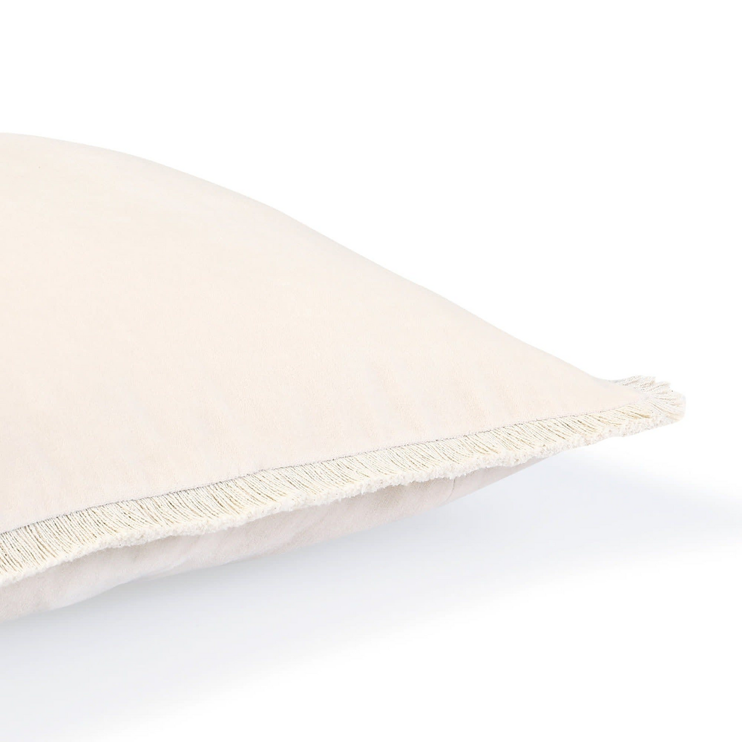 Coussin Velours de Coton Craie 50x50 Japandi – Riva