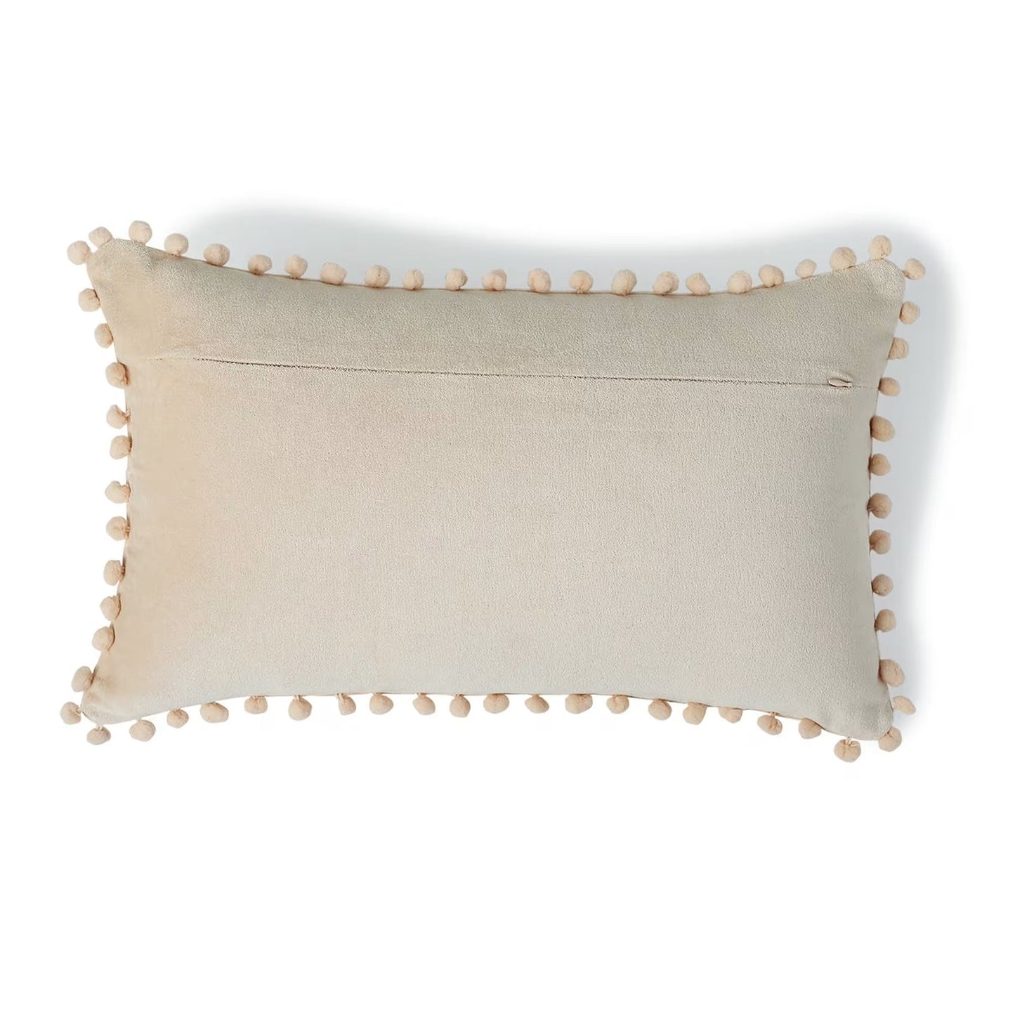 Coussin Japandi velours de coton nude – VELVET