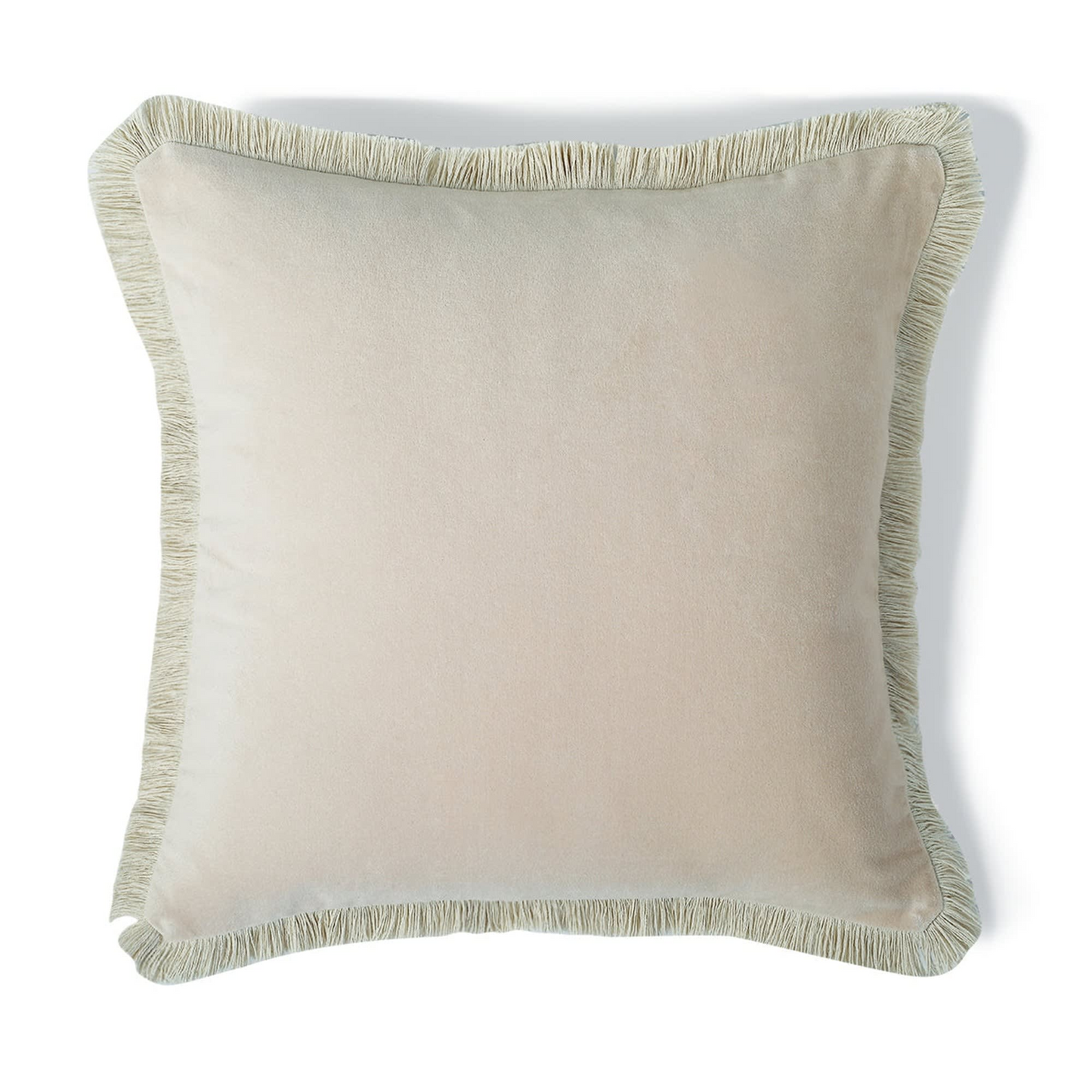Coussin Velours de Coton Craie 50x50 Japandi – Riva